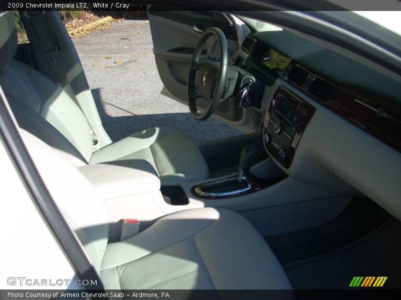 White / Gray 2009 Chevrolet Impala LTZ
