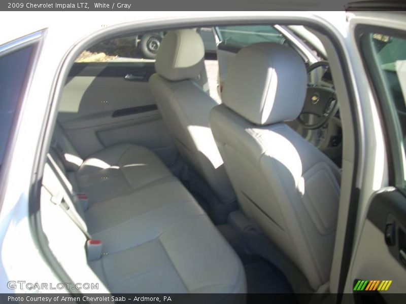 White / Gray 2009 Chevrolet Impala LTZ