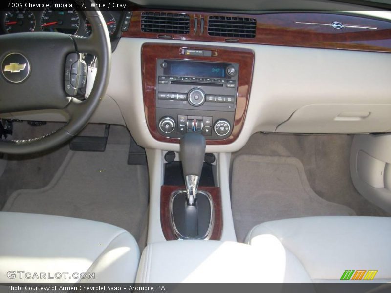 White / Gray 2009 Chevrolet Impala LTZ