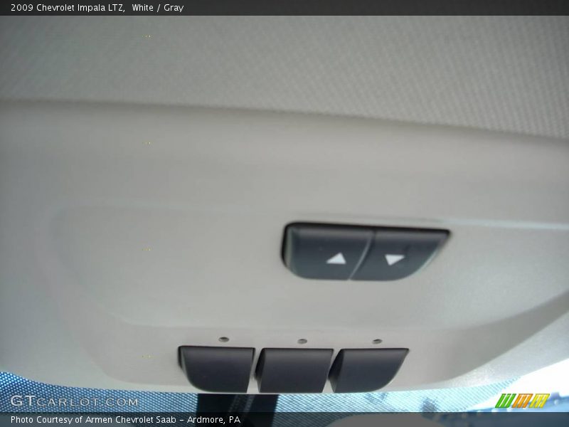 White / Gray 2009 Chevrolet Impala LTZ