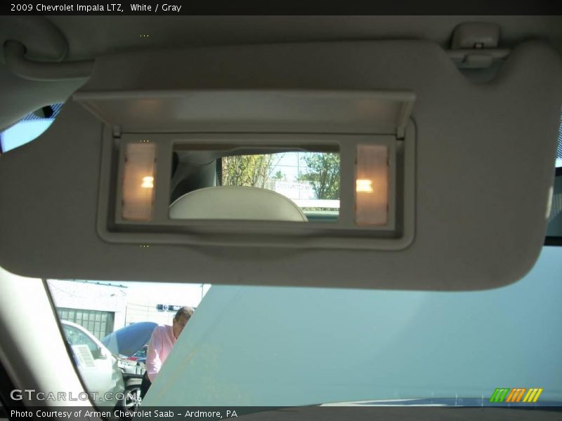 White / Gray 2009 Chevrolet Impala LTZ