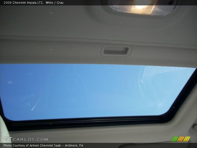 White / Gray 2009 Chevrolet Impala LTZ