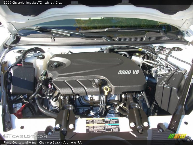 White / Gray 2009 Chevrolet Impala LTZ