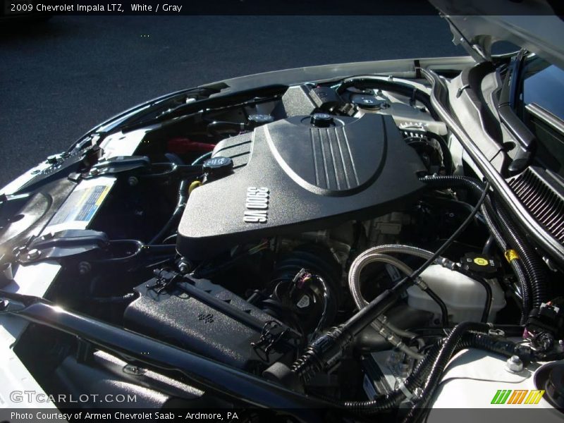 White / Gray 2009 Chevrolet Impala LTZ