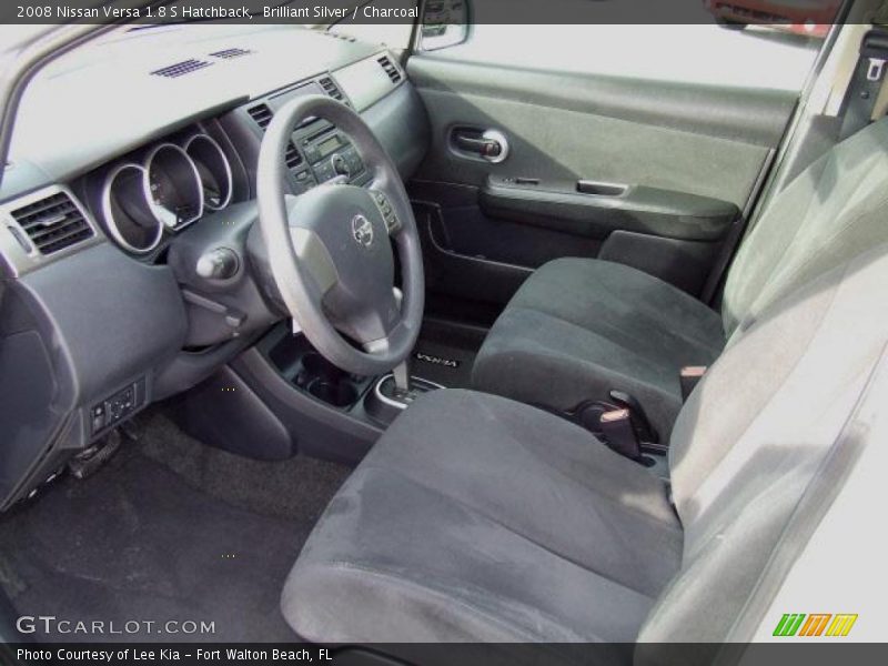 Brilliant Silver / Charcoal 2008 Nissan Versa 1.8 S Hatchback