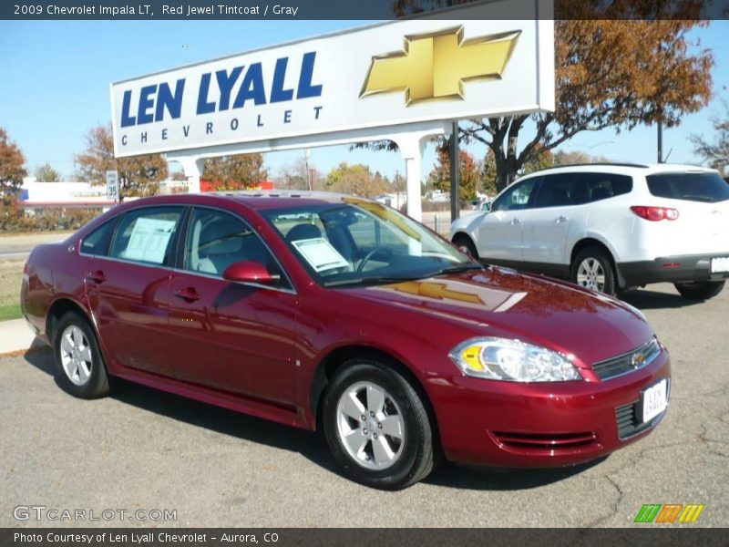 Red Jewel Tintcoat / Gray 2009 Chevrolet Impala LT