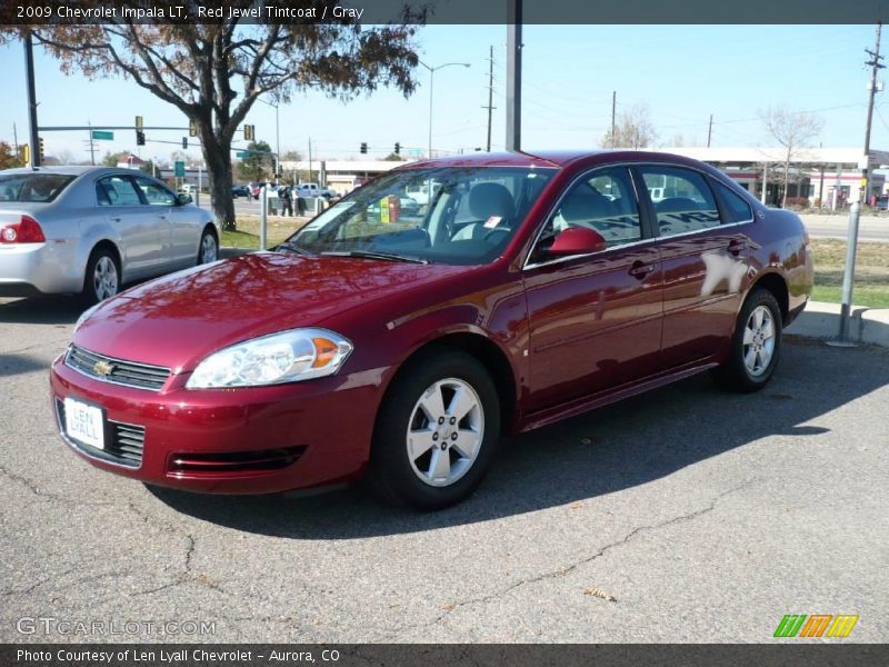 Red Jewel Tintcoat / Gray 2009 Chevrolet Impala LT