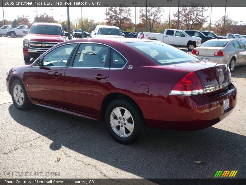 Red Jewel Tintcoat / Gray 2009 Chevrolet Impala LT