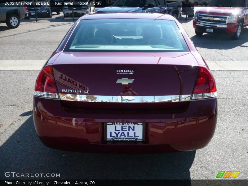 Red Jewel Tintcoat / Gray 2009 Chevrolet Impala LT