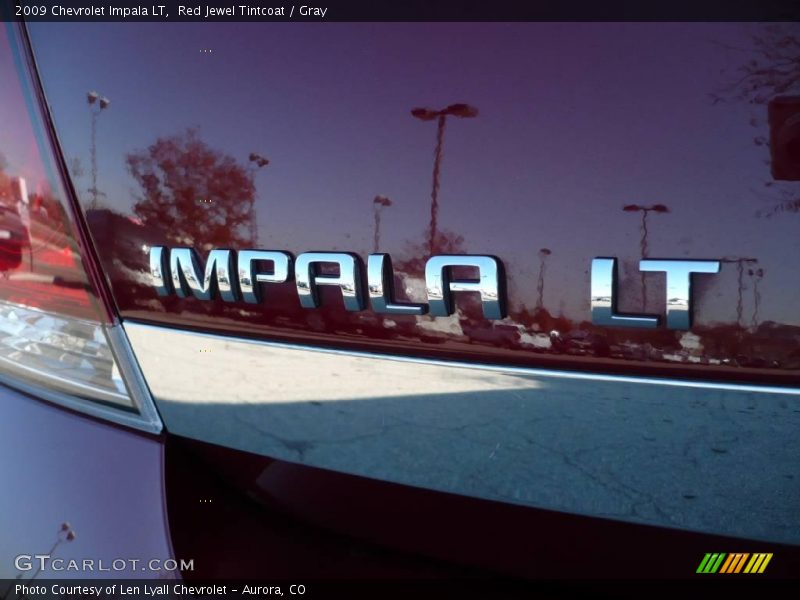 Red Jewel Tintcoat / Gray 2009 Chevrolet Impala LT