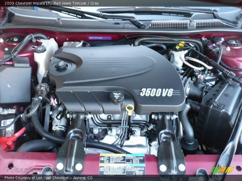 Red Jewel Tintcoat / Gray 2009 Chevrolet Impala LT