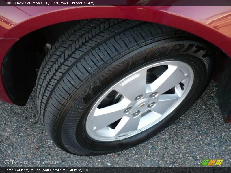 Red Jewel Tintcoat / Gray 2009 Chevrolet Impala LT