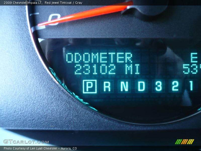 Red Jewel Tintcoat / Gray 2009 Chevrolet Impala LT