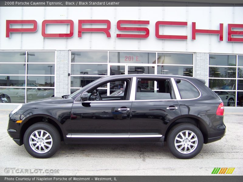 Black / Black Standard Leather 2008 Porsche Cayenne Tiptronic