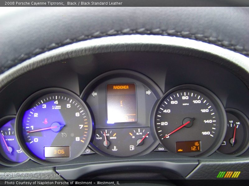 Black / Black Standard Leather 2008 Porsche Cayenne Tiptronic