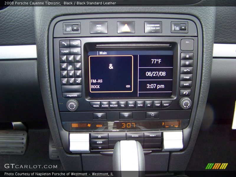 Black / Black Standard Leather 2008 Porsche Cayenne Tiptronic