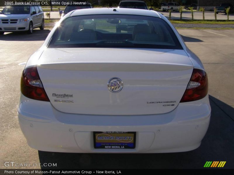 White Opal / Neutral 2005 Buick LaCrosse CXS