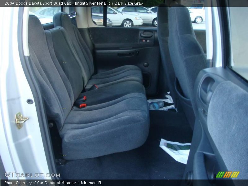 Bright Silver Metallic / Dark Slate Gray 2004 Dodge Dakota Sport Quad Cab