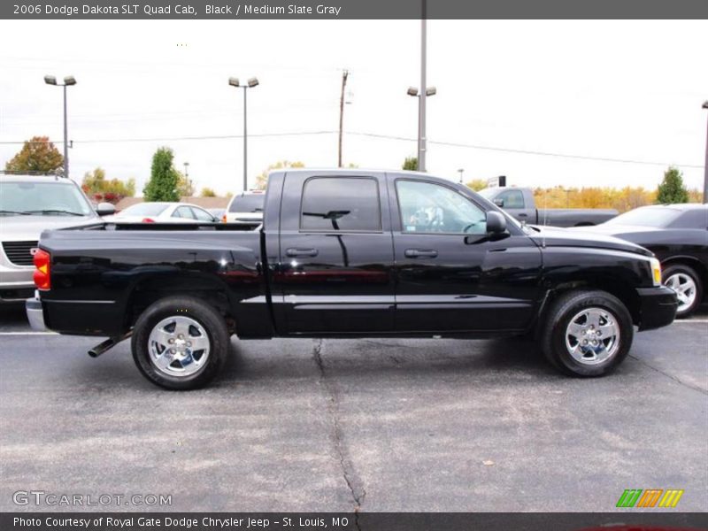Black / Medium Slate Gray 2006 Dodge Dakota SLT Quad Cab