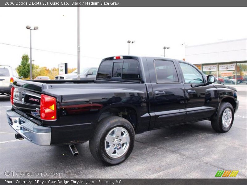 Black / Medium Slate Gray 2006 Dodge Dakota SLT Quad Cab