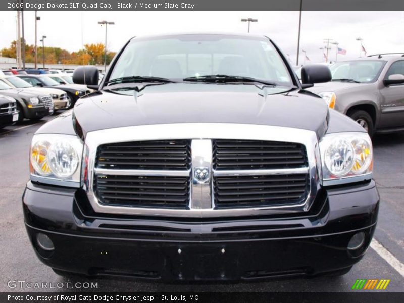 Black / Medium Slate Gray 2006 Dodge Dakota SLT Quad Cab