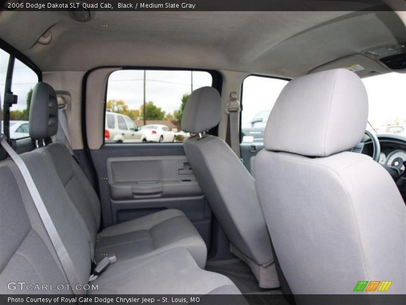 Black / Medium Slate Gray 2006 Dodge Dakota SLT Quad Cab