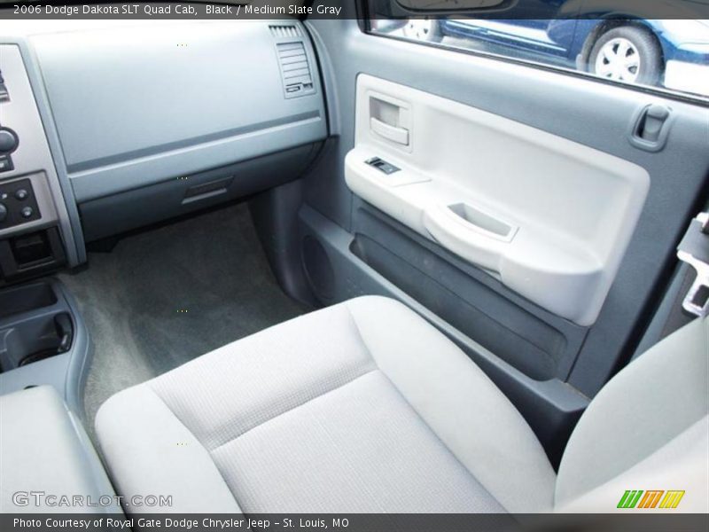 Black / Medium Slate Gray 2006 Dodge Dakota SLT Quad Cab