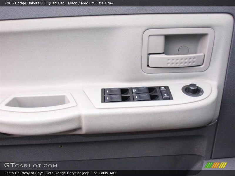 Black / Medium Slate Gray 2006 Dodge Dakota SLT Quad Cab