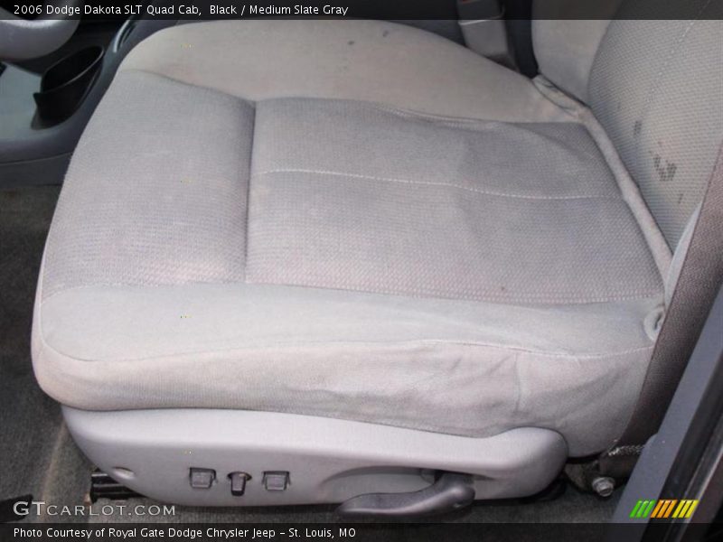 Black / Medium Slate Gray 2006 Dodge Dakota SLT Quad Cab