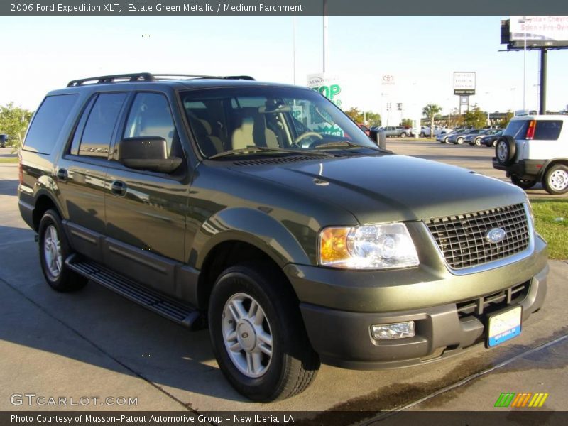 Estate Green Metallic / Medium Parchment 2006 Ford Expedition XLT