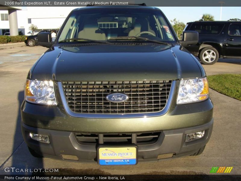 Estate Green Metallic / Medium Parchment 2006 Ford Expedition XLT