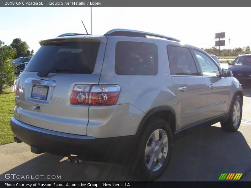 Liquid Silver Metallic / Ebony 2008 GMC Acadia SLT
