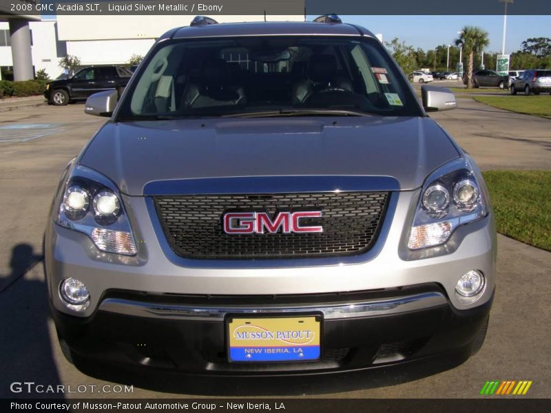 Liquid Silver Metallic / Ebony 2008 GMC Acadia SLT