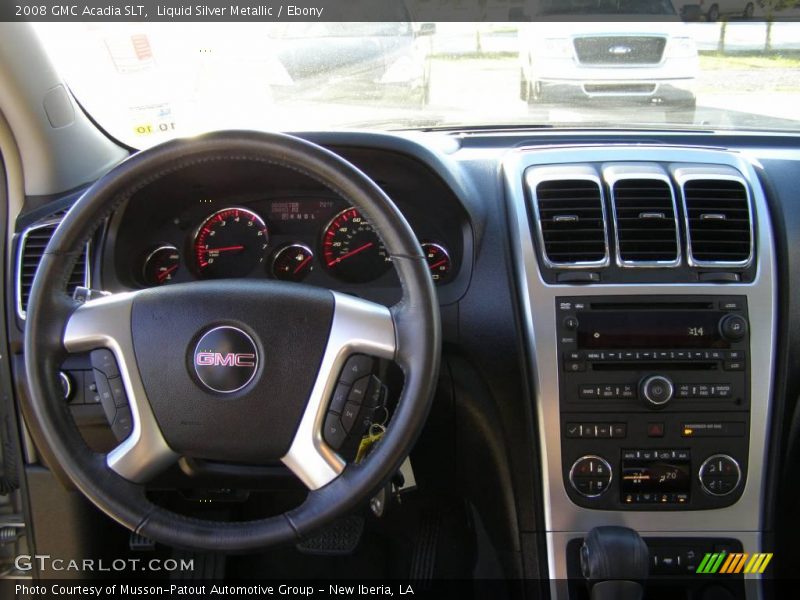 Liquid Silver Metallic / Ebony 2008 GMC Acadia SLT