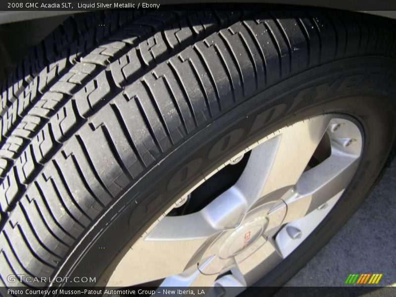 Liquid Silver Metallic / Ebony 2008 GMC Acadia SLT