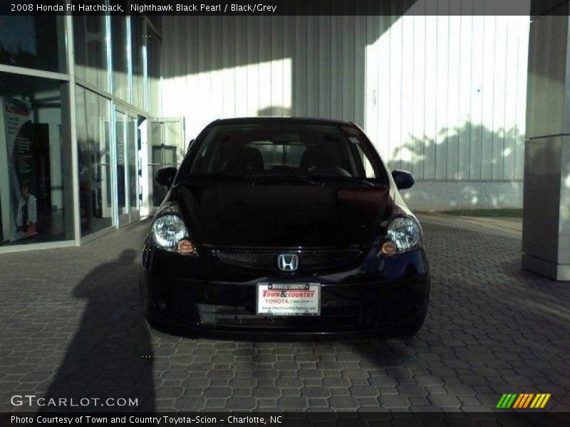 Nighthawk Black Pearl / Black/Grey 2008 Honda Fit Hatchback