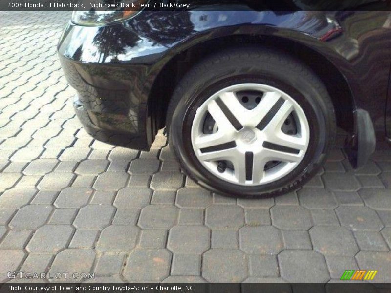 Nighthawk Black Pearl / Black/Grey 2008 Honda Fit Hatchback