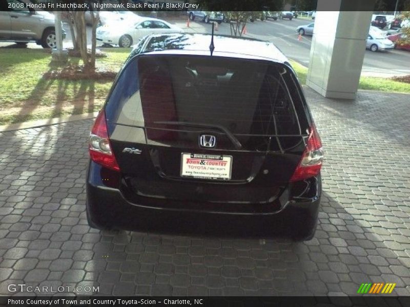 Nighthawk Black Pearl / Black/Grey 2008 Honda Fit Hatchback