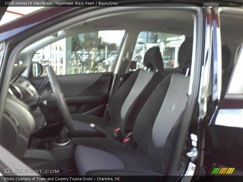 Nighthawk Black Pearl / Black/Grey 2008 Honda Fit Hatchback