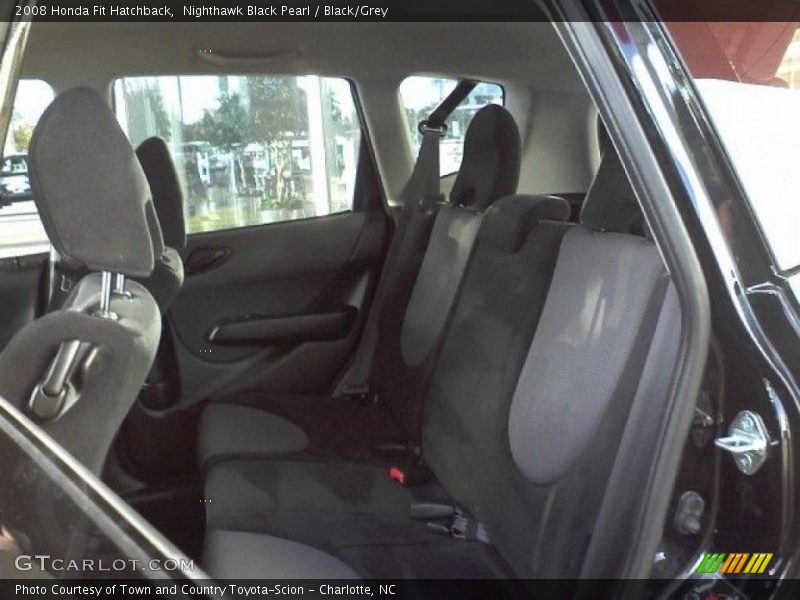 Nighthawk Black Pearl / Black/Grey 2008 Honda Fit Hatchback