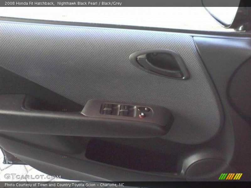 Nighthawk Black Pearl / Black/Grey 2008 Honda Fit Hatchback