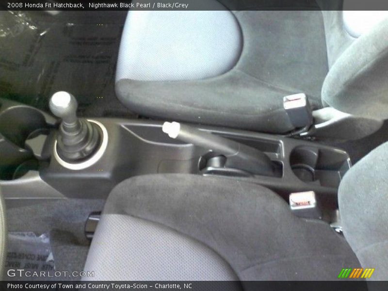 Nighthawk Black Pearl / Black/Grey 2008 Honda Fit Hatchback