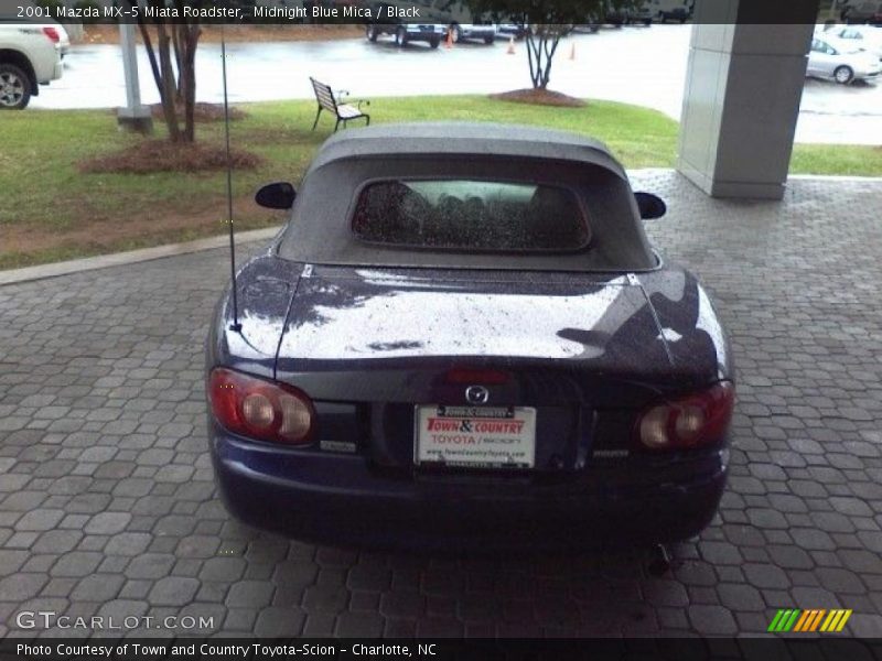 Midnight Blue Mica / Black 2001 Mazda MX-5 Miata Roadster