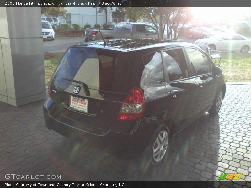 Nighthawk Black Pearl / Black/Grey 2008 Honda Fit Hatchback