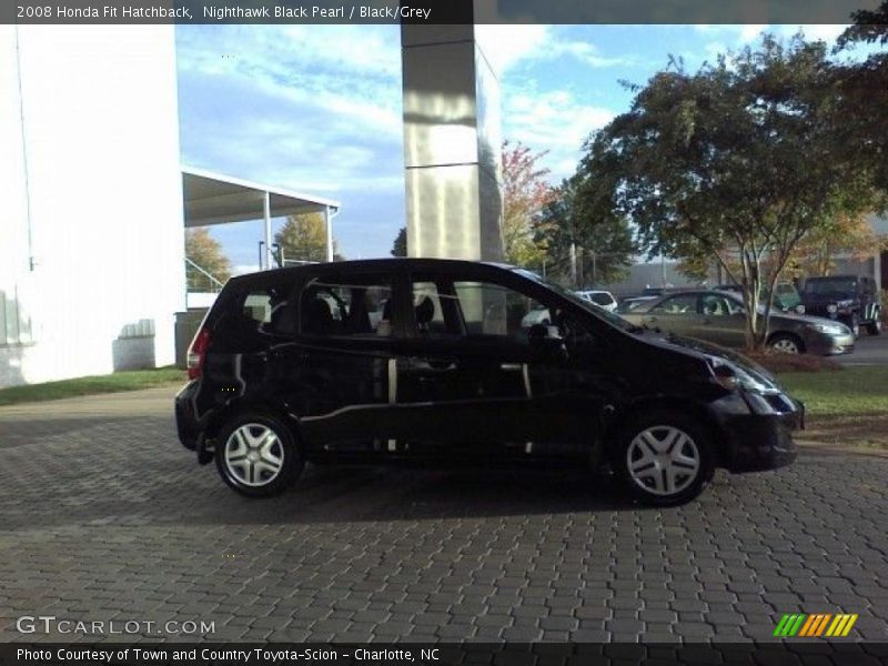 Nighthawk Black Pearl / Black/Grey 2008 Honda Fit Hatchback