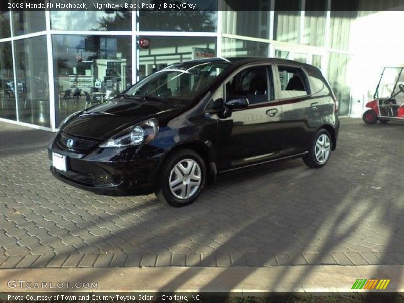 Nighthawk Black Pearl / Black/Grey 2008 Honda Fit Hatchback