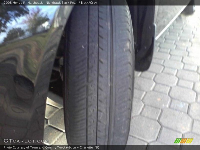 Nighthawk Black Pearl / Black/Grey 2008 Honda Fit Hatchback