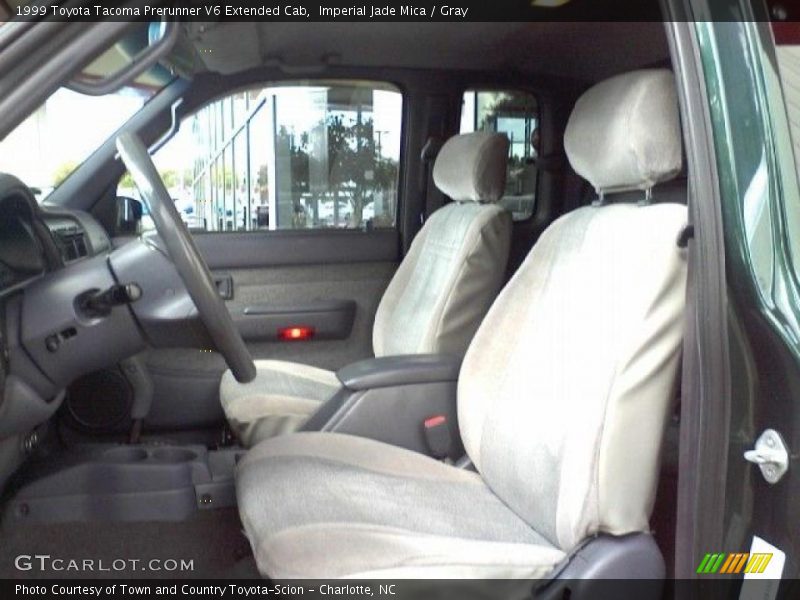 Imperial Jade Mica / Gray 1999 Toyota Tacoma Prerunner V6 Extended Cab