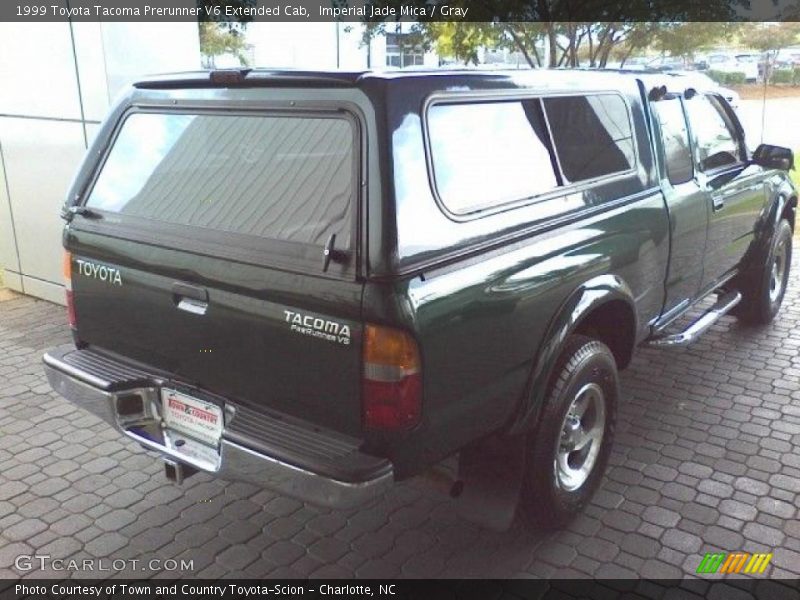 Imperial Jade Mica / Gray 1999 Toyota Tacoma Prerunner V6 Extended Cab