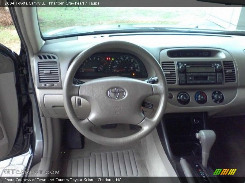 Phantom Gray Pearl / Taupe 2004 Toyota Camry LE